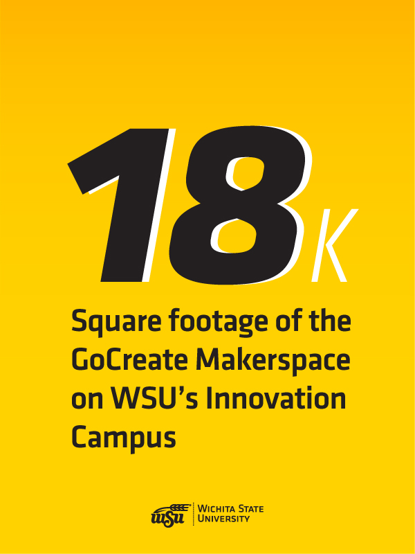 18K - Square footage of the GoCreate Makerspace on ϲʿֱ's Innvoation Campus